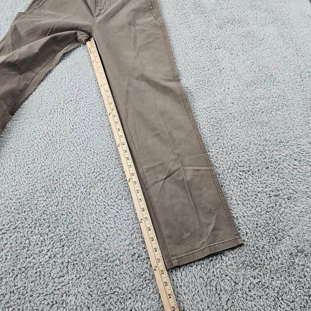 Joseph Abboud Pants 32x32 Khaki Brown Chino Comfort Stretch Preppy Casual NWT